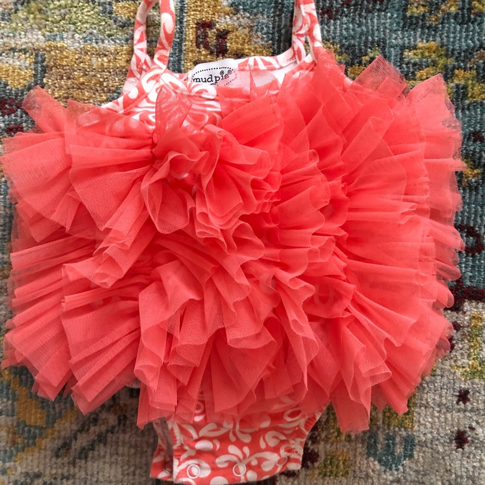 Mud Pie bathing suit. 0-6 months.